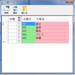工程マスタ